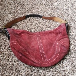Coach Maroon Purse